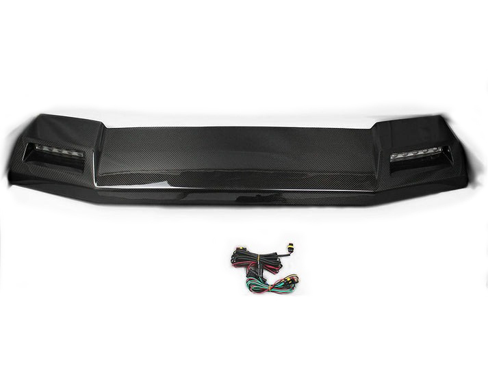 Carbon Fiber Front Roof Spoiler with LEDs for Mercedes-Benz W463 G-Wagon 4x4 6x6